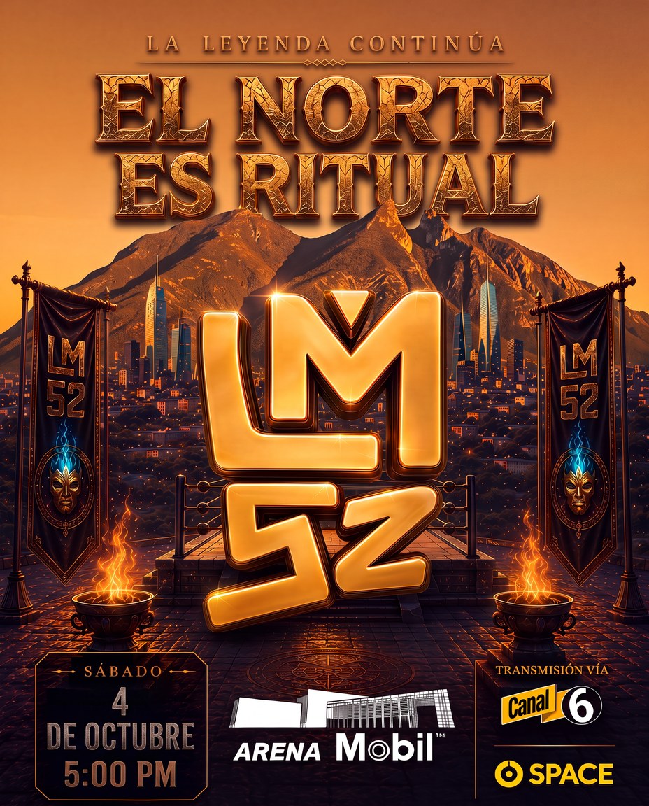 El Norte es Ritual, 4 de octubre de 2026, Arena Mobil